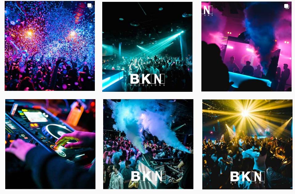 Bikini nightlife club in Barcelona