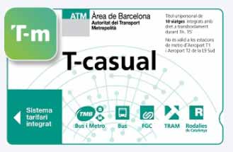 Metro kaartje T casual