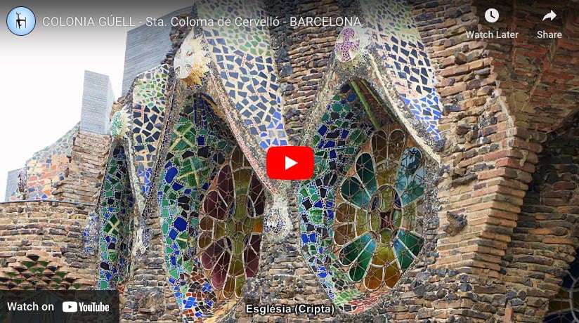 Colonia Guell moet je gezien heebn in Barcelona