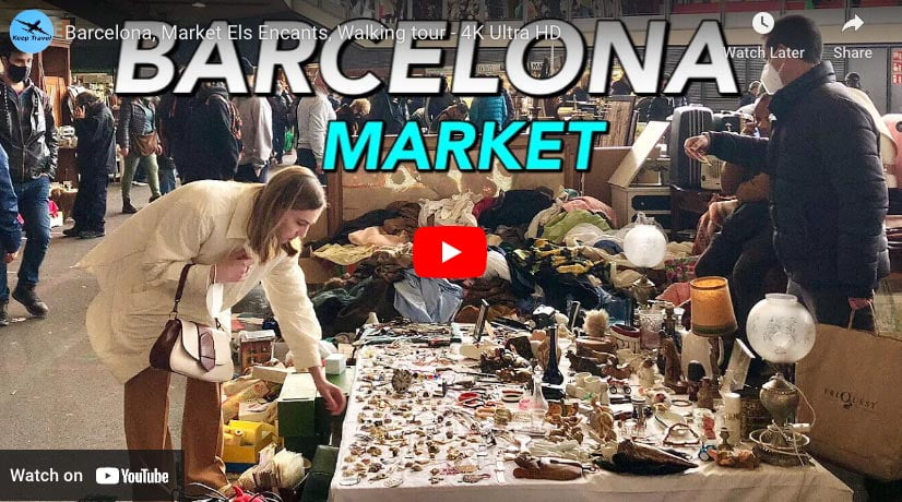 Encants markt in Barceloa moet je gezien hebben