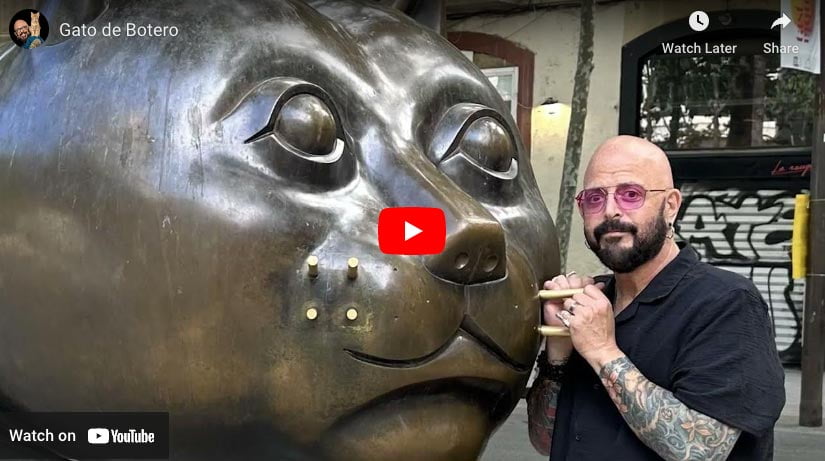 de kat van Botero moet je bezoeken in Barcelona