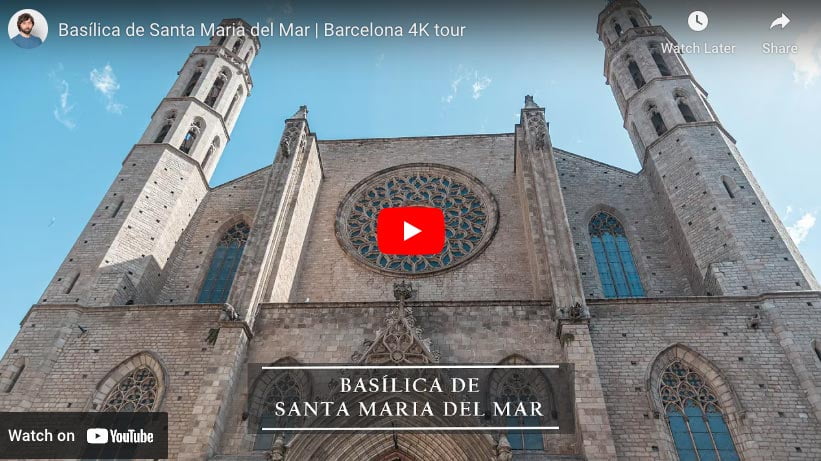 Santa Maria del Mar moet je bezoeken in Barcelona