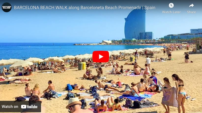 Wat bezoekn in Barcelona -Barcelona strand