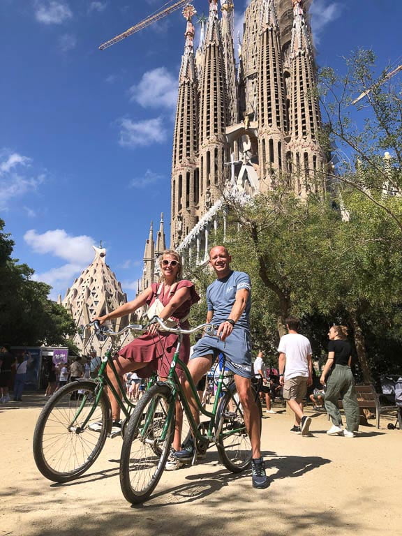 Vroege Ochtend fietstour met koppel in Barcelona