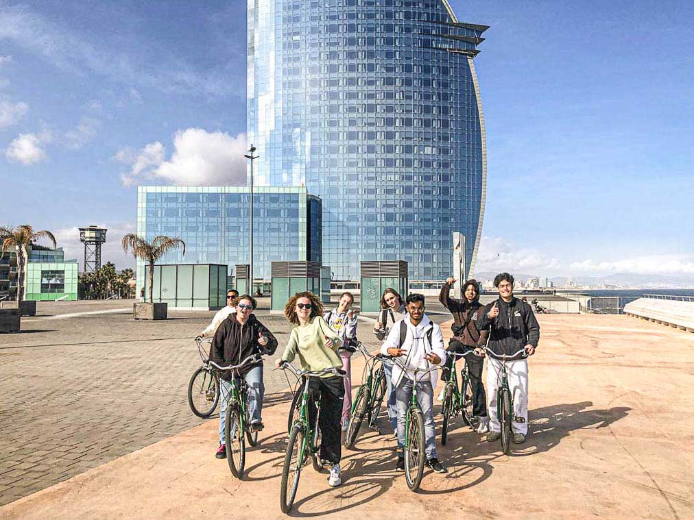 Bike tours Barcelona best reviews student tour