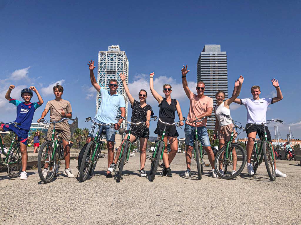 Bike tours Barcelona best reviews teambuilding tour