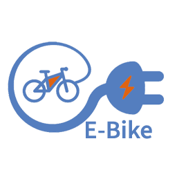 Icon of an electric bike (e-bike) as an option for extra comfort