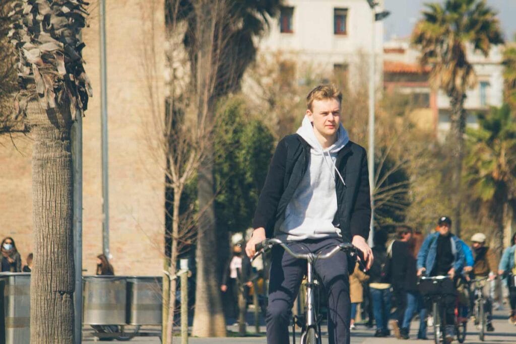 Fietsen-in-Barcelonenta