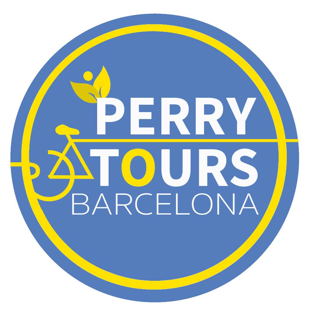 Logo Blauw logo Perry tours in Barcelona