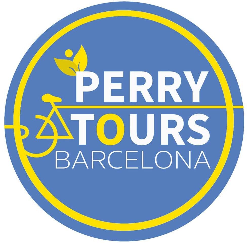 Logo Blauw logo Perry tours in Barcelona