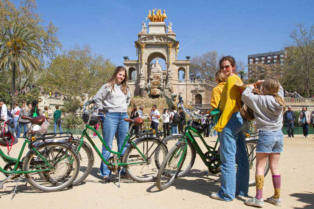 fietstour voor gezinnen in Barcelona