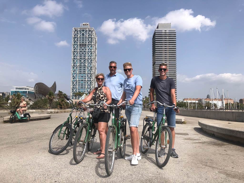 family bike tour barcelona