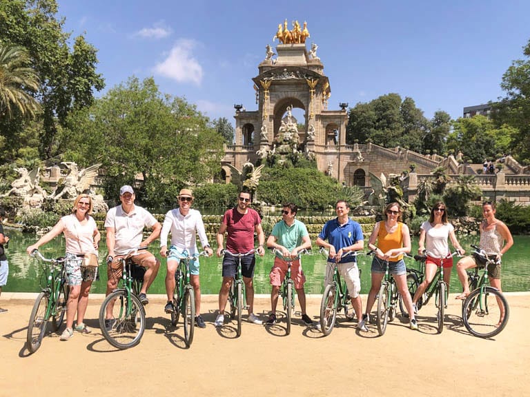Teambuilding fietstours voor bedrijven en grote groepen in Barcelona